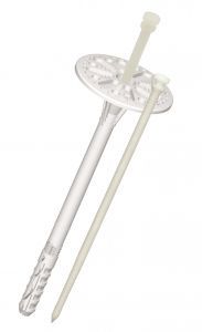 Diblu cu rozeta, cui plastic 10x180mm