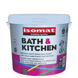 Vopsea lavabilă mată ISOMAT BATH & KITCHEN-ALB