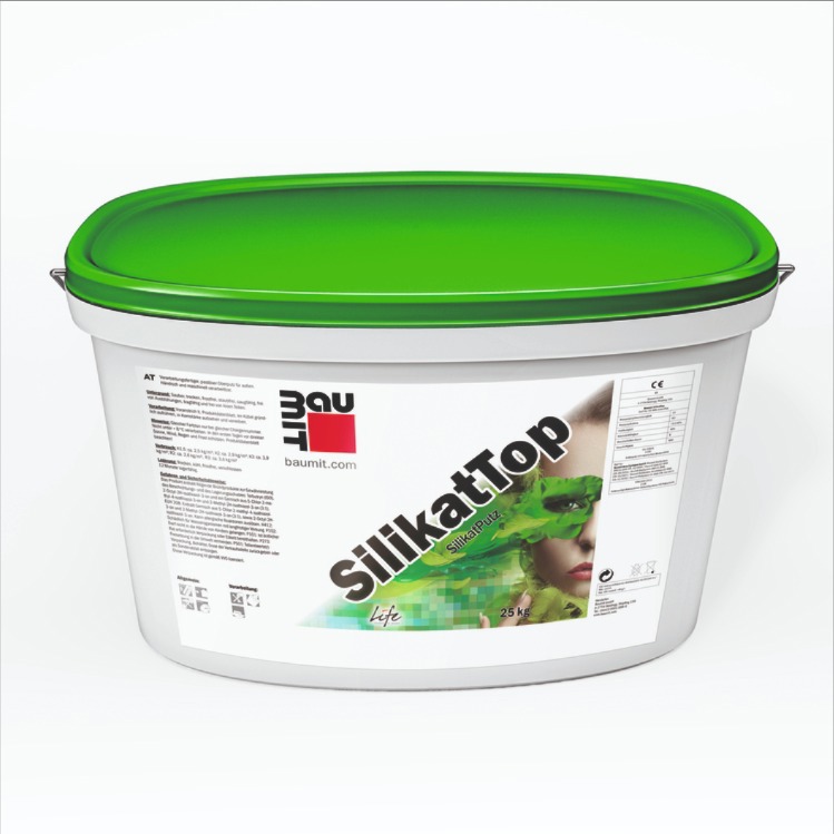 Tencuiala decorativă Baumit SilikatTop 1.5K-Alb