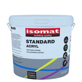 Vopsea lavabilă ISOMAT STANDARD ACRYL-Alb